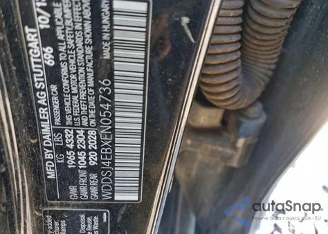 2014 Mercedes-Benz Cla 250 z USA, uszkodzony, nr VIN WDDSJ4EBXEN054736